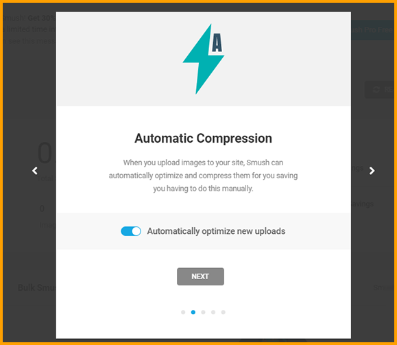 Smush automatic compression